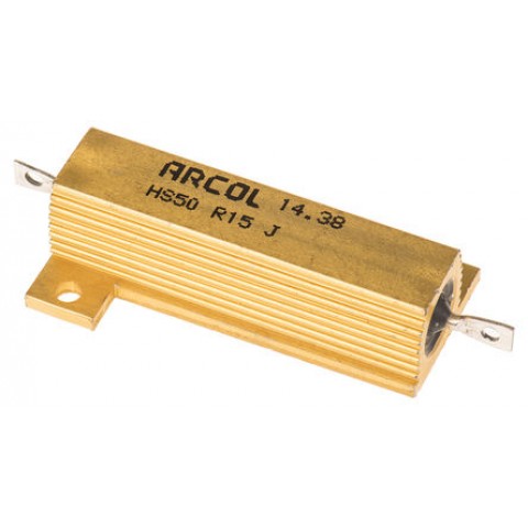 HS 50W R15 J HEATSINK RESISTOR 5% 